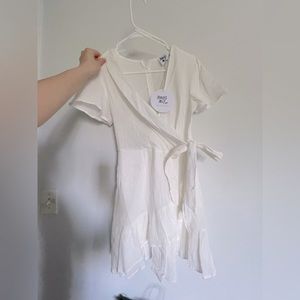Princess Polly Company For One Wrap Dress White